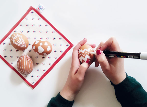 œufs de Pâques dessin, atelier