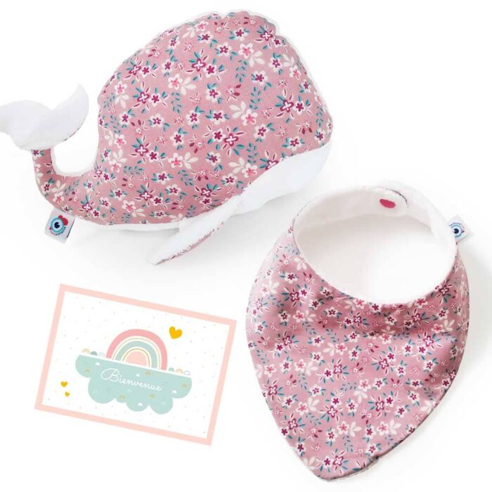 kit cadeau naissance fille rose